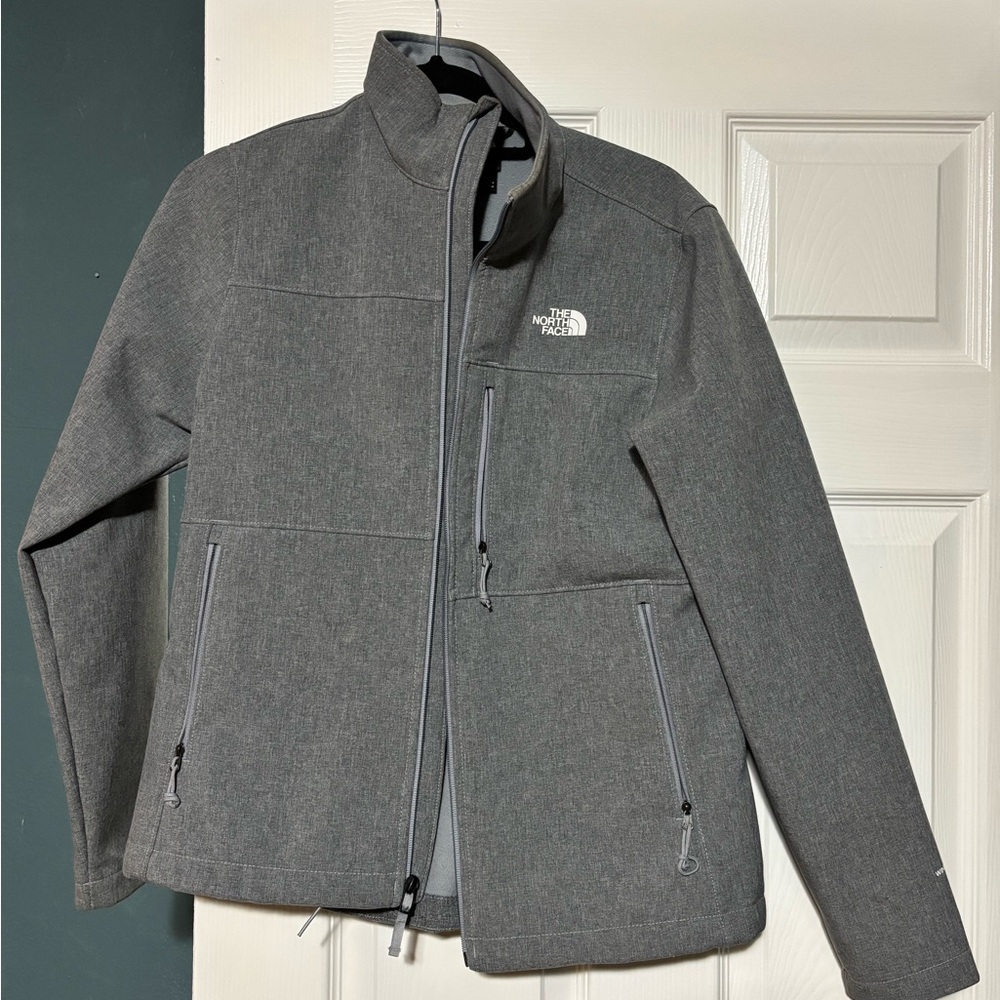 The North Face Gray Women’s Softshell Jacket with Zipper Pockets